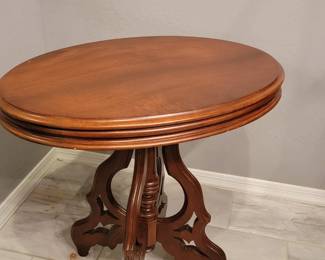 Antique Hand Crafted End Table - early 1900s Midwestern Origin 