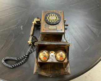 1993 Wood Thomas Collector's Edition of a 1928 Country Wall Telephone