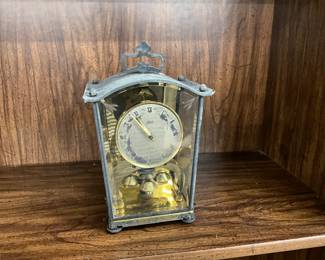 Brass Schatz & Sohne Germany Shelf or Mantle 400 Day Anniversary Clock