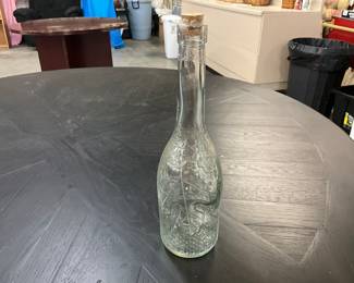 Clear Glass Bottle / DecanterGrape Design