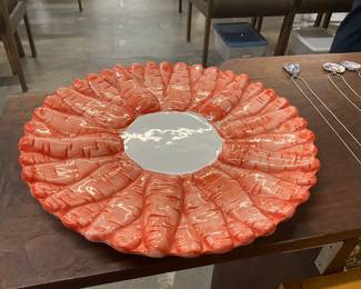 Lillian Vernon Carrot Ceramic Platter