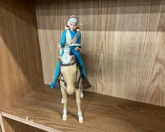 Marx Toys - Jane West Doll with Horse