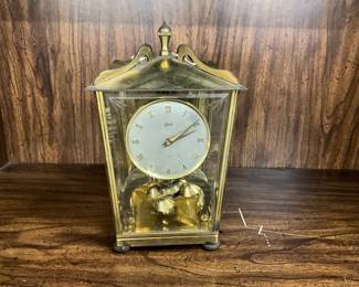 Brass Schatz & Sohne Germany Shelf or Mantle 400 Day Anniversary Clock
