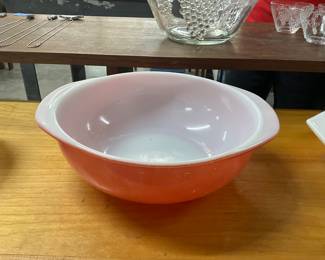 Orange Pyrex Bowl / Casserole Dish