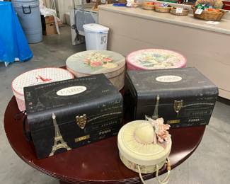 Paris Themed Storage Box - Storage Hat Boxes 