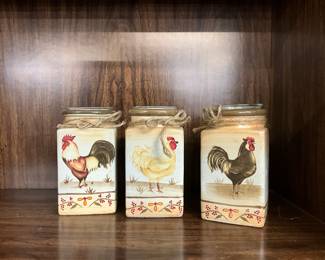 Country Life Candle Holders/ Vases
