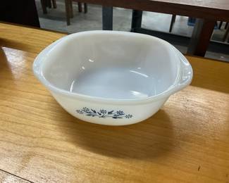 Anchor Hocking Fire King "Blue Cornflower" Casserole Dish