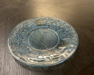 KIG Blue Glass Dinner Plate Indonesia