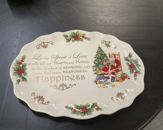 Santa Christmas Platter