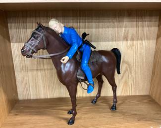 Marx Toys - Johnny West General Custer & Horse