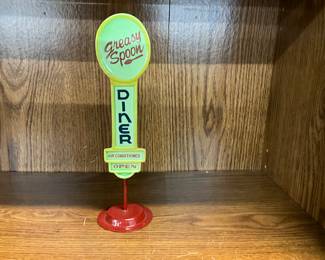Miniature Greasy Spoon Diner Sign 