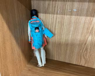 Marx Toys - Johnny West Princess Wildflower & Baby
