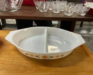 Pyrex Town & Country Divided Casserole Dish