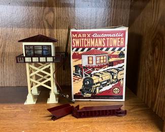 Marx Automatic Switchman's Tower w/Box