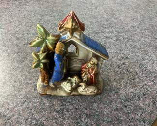 Holy Family Nativity Scene Ceramic Figurine