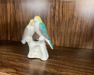 Ceramic Parakeet or Love Bird Planter