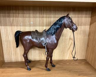 Marx Toys - Johnny West's Brown Thunderbolt Horse