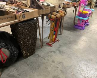 Wood Croquet Set