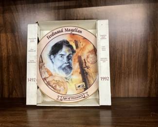 Ferdinand Magellan Age of Discovery Porcelain Collector Plate