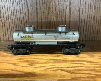 Lionel Train 6465 Sunoco Two Dome Tank Car