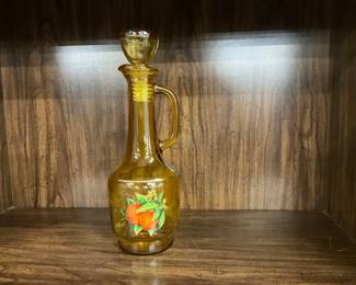 Amber Glass Juice Carafe Decanter