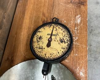 Metal Scale Labeled Antiques