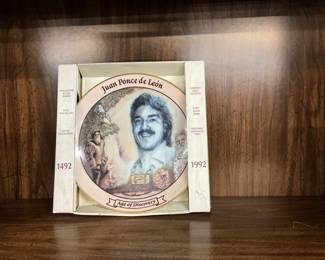 Juan Pone de Le'on Age of Discovery Porcelain Collector Plate