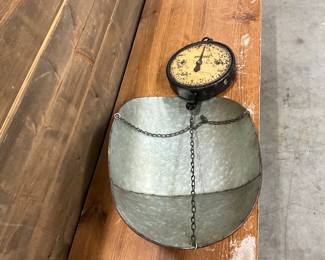 Metal Scale Labeled Antiques