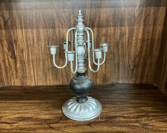 6 Arm Metal Candelabra 