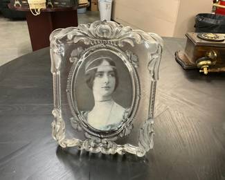 Mikasa Princess Lead Crystal Oval 5x7 Picture Frame 