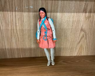 Marx Toys - Johnny West Princess Wildflower & Baby