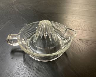 Hazel Atlas Clear Glass Juicer