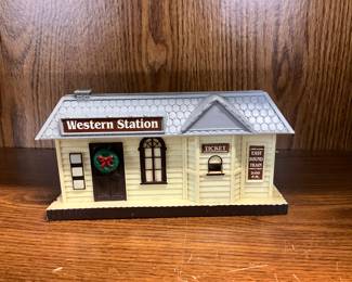 Model Train Western Ticket Station Accessory 