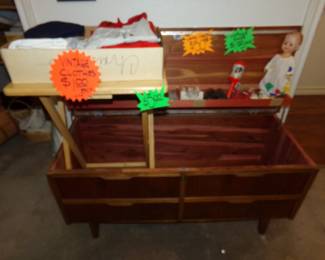 Nice with inside shelf, "LANE" Cedar Chest - Linens - Dolls