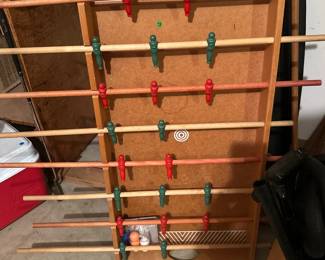 vintage foosball table