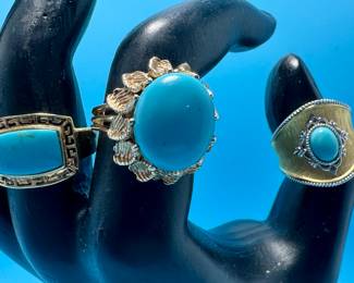 All 14K and Sleeping Beauty Turquoise