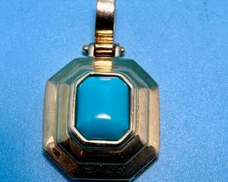14K and Sleeping Beauty Turquoise