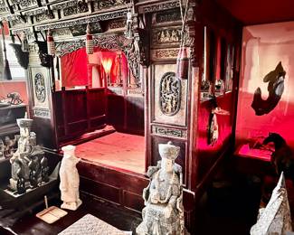 1700’s Chinese Opium Bed
7’w x 7’4”h x 7’d
Make Offer
