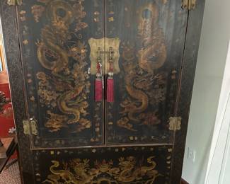 Vintage Chinese Cabinet 
6’h x  3’8”w x  1’9”d
Original $750
NOW $195