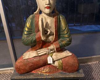 Wooden Buddha 
Original $375
NOW $50