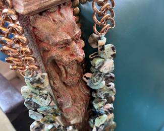 Giant Chalcedony necklace 