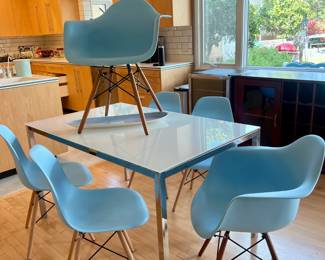 MCM Kitchen Set - love the Tiffany Blue Color