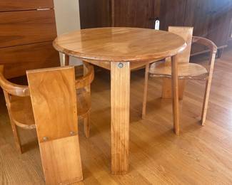 MCM childrens table & chairs