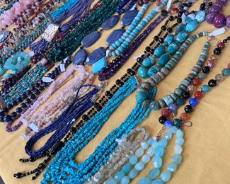 Lots of Jade, Obsidian, Quartz, etc