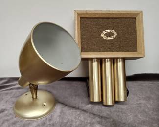 Vintage Doorbell Chimes and Wall Sconce Light