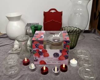 Candles and Vases