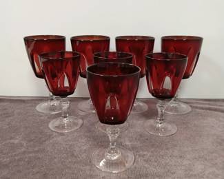 Gothic Arch French Wine Glasses