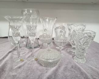 Clear Crystal and Glass