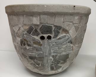 Dragonfly Concrete Planter