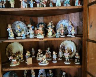 There is an extensive collection of Hummels and Collector's guides. 